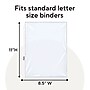 Staples Sheet Protectors, Clear, 100-Pack, Top-Loading, 3-Hole Punched, Letter Size Page Protectors for Binders~#|#~647D61A0-8B38-4BE0-BDB964C1CF0CE3A5_sc7