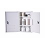 Viva Comfort Medium Double Door Medicine Locking Secure Storage Medical Cabinet, 0.3 cu. ft., White (ADIME999-02-WHI-MK)~#|#~64A158F3-7A6D-448B-A4C3E2B0E7456EDC_sc7
