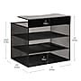 Mind Reader Slide-On Under Desk Metal Front Loading Letter Tray, Letter Size, Black (HUDESK-BLK )~#|#~64A542B4-89AB-4EA7-881B2592AC305A49_sc7