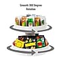 Mind Reader 2-Tier Plastic Lazy Susan Coffee Countertop Organizer, White (SNACKCAR-WHT)~#|#~64A78402-2191-456C-B9F99C9C08A5C8D1_sc7