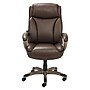 Alera Veon Leather High-Back Executive Chair with Fixed Arms, Brown (ALEVN4159)~#|#~64AC15E0-7D03-42D9-B3AD9E8B1CAD9EFF_sc7