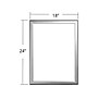 Azar Dry-Erase Whiteboard, Aluminum Frame, 24" x 18" (300228)~#|#~64B7F1D5-A330-477F-B1304783A7CA821B_sc7