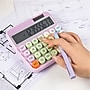 SaharaCase 12-Digit Battery/Solar Powered Desktop Calculator, Purple (KB51)~#|#~64EB146D-C864-4527-B9BF1B4CBDF8B0AF_sc7