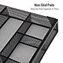 Mind Reader 6-Compartment Metal Drawer Organizer, Black, 2/Set (2DEER-BLK)~#|#~6509BCDD-DB94-476F-AC0F7A125DD37481_sc7