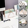 Mind Reader 5-Compartment Metal File Organizer, Rose Gold (HEARTFILE-RSGLD)~#|#~650BD12D-7D26-48F4-87918A5CC8C685BA_sc7