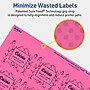 Avery Rectangle Laser/Inkjet Multipurpose Labels, 1-13/16" x 2-3/16", Bright Pink (960/Box)~#|#~6511EB28-8540-4FE5-802F40FE54BE1185_sc7