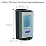 PURELL HEALTHY SOAP CS8 Automatic Wall Mounted Hand Soap Dispenser, Graphite (7834-01)~#|#~6516F4E8-EC8E-445D-BDC372BE0657F984_sc7