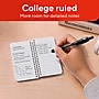 STAPLES Memo Book, 3” x 5”, Side‑Bound, Ruled~#|#~6526244E-E5C8-4B2F-A9626F6FB67C2DBE_sc7
