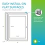 Ghent Vinyl Bulletin Board, Satin Frame, 2' x 1.5' (PA12418VX-183)~#|#~652F6223-9DA6-4936-9D440CCD207D0672_sc7