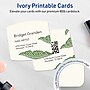 Avery Arched Square Business Cards, Matte Ivory, 300/Pack (19479399025)~#|#~65561BF9-6458-46F9-95C6A5DC10538BA9_sc7