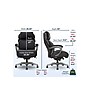 Serta Big & Tall Ergonomic Bonded Leather Swivel Executive Chair, Black (44954)~#|#~65579163-C336-4FA1-AD2486DF1D9B102B_sc7