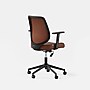 Branch Daily Chair Ergonomic Vegan Leather Swivel Task Chair, Mahogany/Black (11-11-00-57)~#|#~6568A74C-D4D3-4530-9969906C194152B3_sc7