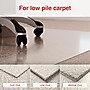 Staples Carpet Chair Mat with Lip, 36" x 48", Designed for Low-Pile Carpet, Clear Polycarbonate (ST63680)~#|#~659016B7-B6B6-4F9C-8AEB9B3B4743A7B4_sc7