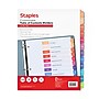 Staples Customizable Table of Contents Monthly Dividers, 12‑Tabs, Multicolor~#|#~65A5C5BE-94D0-4793-B81D21D9ED9D40AC_sc7