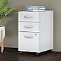 Bush Business Furniture Studio C 3-Drawer Mobile Vertical File Cabinet, Letter/Legal Size, Lockable, White (SCF216WHSU)~#|#~65AF7467-0BAA-4DE1-97EA0B064997F0B7_sc7