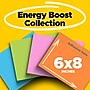 Post-it Super Sticky Notes, 8" x 6", Energy Boost Collection, 45 Sheet/Pad, 4 Pads/Pack (6845SSP)~#|#~65B12494-D1DE-4962-B1E5CE4D73DAC2B9_sc7
