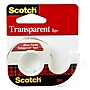 Scotch Transparent Clear Tape Refill, 0.5" x 12.5 yds., 1" Core, Clear (144)~#|#~65BE707A-46CE-42BD-AAA4C7E647FB44B3_sc7