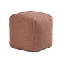 Anji Mountain Madison Ivory Brown Fabric Square Pouf Ottoman (AMBPF103-1818)~#|#~65D1CD1F-DB07-4D14-A9F43C9E566CFAC7_sc7