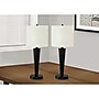 Monarch Specialties Inc. Incandescent Table Lamp, Matte Black/Ivory, 2/Set (I 9643)~#|#~65E0498C-8240-474B-A02623DC529AD195_sc7