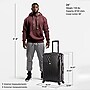 InUSA Vasty 24" Hardside Suitcase, 4-Wheeled Spinner, TSA Checkpoint Friendly, Black (IUVAS00M-BLK)~#|#~65E3AD71-6466-4FA8-ADFAA12510543B87_sc7