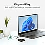 Plugable USB-C to HDMI Adapter, Male to Female/Female, Black (USBC-MSTH2)~#|#~65E687DD-FFAF-4DF7-8F803DD0E9F5E256_sc7