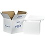 13.75" x 11.75" x 11.875" Insulated Shipping Containers, White (238C)~#|#~65F0AC65-CD0A-4A2A-A275D05AECE33305_sc7