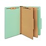 Staples® 60% Recycled Pressboard Classification Folder, 2-Dividers, 2 1/2" Expansion, Legal Size, Green, 20/Box~#|#~660CD98F-1AE0-4891-993AED4C6F2B015D_sc7