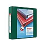 Staples Heavy-Duty 2-Inch D-Ring View Binder, Reinforced Spine, Holds Up to 450 Sheets, Green, for Office & School~#|#~660F0152-EE62-4240-9BEFD4168ADE7292_sc7