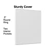 Staples 1/2" 3-Ring View Binder, White (ST23740-CC)~#|#~661169DE-5022-45B7-93E09FEE8D56C5A9_sc7