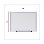 Universal Melamine Dry-Erase Whiteboard, Aluminum Frame, 24" x 18" (UNV44618)~#|#~6614F12D-07EB-4214-B92D1EDA9E5F6BF6_sc7