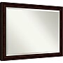 Amanti Art Coffee Bean Brown Frame Wall Mirror, 35.25" x 45.25" (A42674960989)~#|#~66285FEE-9DB6-48BE-93AD7AAA291A64DB_sc7