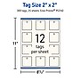Avery 2" Blank Price & Merchandise Tags, Ivory, 300/Pack (95316-MIT25)~#|#~663939E0-70AD-46F5-97ACB948B32F5F73_sc7