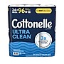 Cottonelle Ultra Clean Toilet Paper, 1-ply, White, 312 Sheets/Roll, 24 Rolls/Case (54161/55492)~#|#~6642CAEA-2CE8-4378-9DC20B40767C70EE_sc7
