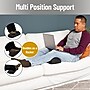Mind Reader Ergonomic Foot Rest, Black (FTFOAM-BLK)~#|#~6653C6A3-2766-4ADC-9001D45AA06D6E79_sc7