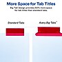 Avery Big Tab Extra Wide Insertable Paper Divider, 5 Tabs, Multicolor, 1 Set (11220)~#|#~66548113-0304-4117-87C1282F652E8225_sc7