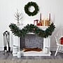 Nearly Natural Snow Dusted Artificial Christmas Garland, Berries and Pinecones, 6' (4463)~#|#~66588798-0092-4791-853FB0DA8DF3FAC5_sc7