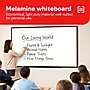 TRU RED Melamine Whiteboard | Large Dry Erase Board for Wall, White Board with Black Frame, 8ft x 4 ft~#|#~6671AF93-E2F4-4E4D-ACE3E7D1AB17BA0C_sc7