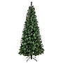 Nearly Natural 8-ft Wisconsin Slim Snow Tip Pine Artificial Christmas Tree with 600 Clear LED Lights (T3050)~#|#~6679A753-D623-4D3C-A80726499DED401C_sc7