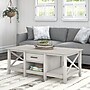 Bush Furniture Key West 47" x 24" Coffee Table, Linen White Oak (KWT148LW-03)~#|#~66A14DFC-343B-410E-8182665E33639DF0_sc7