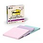 Post-it Recycled Super Sticky Notes, 4" x 4", Wanderlust Pastels Collection, Lined, 70 Sheets/Pad, 3 Pads/Pack (675R-3SSNRP)~#|#~66AD9924-94B8-4D4A-9A85AED5783A9F85_sc7