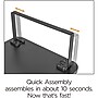 Lorell Quick Install Monitor Riser Stand, Up to 42" Monitor, Black (LLR99556)~#|#~66B5591C-5F09-48EF-831AE685991BC7F9_sc7