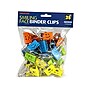 Officemate Smiling Face Medium Binder Clips, Assorted Colors, 36 Clips/Pack (31095)~#|#~66D52C1F-C680-4FC9-82AF64409103FE03_sc7