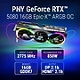 PNY NVIDIA GeForce RTX 5080 EPIC-X ARGB OC Triple Fan PCIe 5.0 16GB GDDR7 Gaming Graphics Card, 2295 MHz Core, Black~#|#~66D8252A-58B4-4DF8-9F4C084B58126452_sc7