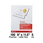 Staples Thermal Laminating Pouch, Letter Size, 5 Mil, 100/Pack, 4 Packs/Carton (5204003/5204009)~#|#~673039E9-41BC-4878-BFFE28F89FB62C5B_sc7