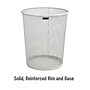 Mind Reader Metal Mesh Trash Can Without Lid, 4.4 Gallon, White, 2/Pack (2CIRGA-WHT)~#|#~6748EB08-BE48-4A3D-A247DE88A7EC9CA6_sc7