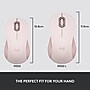 Logitech Signature M550 Wireless Ergonomic Ambidextrous Optical Mouse, Rose (910-006593)~#|#~674C03A4-E9FC-4695-890BB5CE3A6052E8_sc7