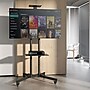 Mount-It! 2-Shelf Steel Mobile TV Cart Stand, Black (MI-876)~#|#~6754E9FE-B3AF-4A9B-8C588D796A545168_sc7