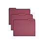 Smead File Folder, 3 Tab, Letter Size, Maroon, 100/Box (10275)~#|#~675812D9-8AF8-4CF8-A6FE1774E5F0DC42_sc7