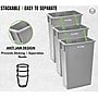 Alpine Industries Plastic Trash Can, 23 Gallon, Gray (ALP477-GRY)~#|#~67709600-A504-4622-AE3C3D2E54739BF3_sc7
