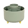 Staples 5-Compartment Rotating Plastic Desk Organizer, Sage Green (ST63866)~#|#~677110C2-1B12-4774-9C4AA19492A03C44_sc7